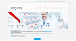 Desktop Screenshot of laborkrone.de